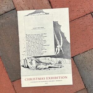 1971 Christmas Exhibition University of California Libraries Berkeley Library